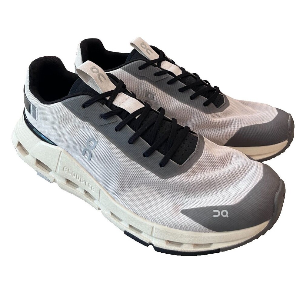 On Running Cloudnova Form 2 Size 14 Mens Pearl Black Zero Gravity Worn Once